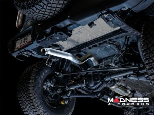 Ford Bronco Performance Exhaust System - Cat Back - Single Rear Exit - AWE - No Tip w/ Bash Guard